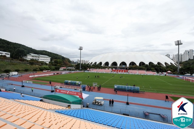 2022시즌 부산의 마지막 홈 경기가 열린 부산 아시아드 보조경기장 @대한축구협회